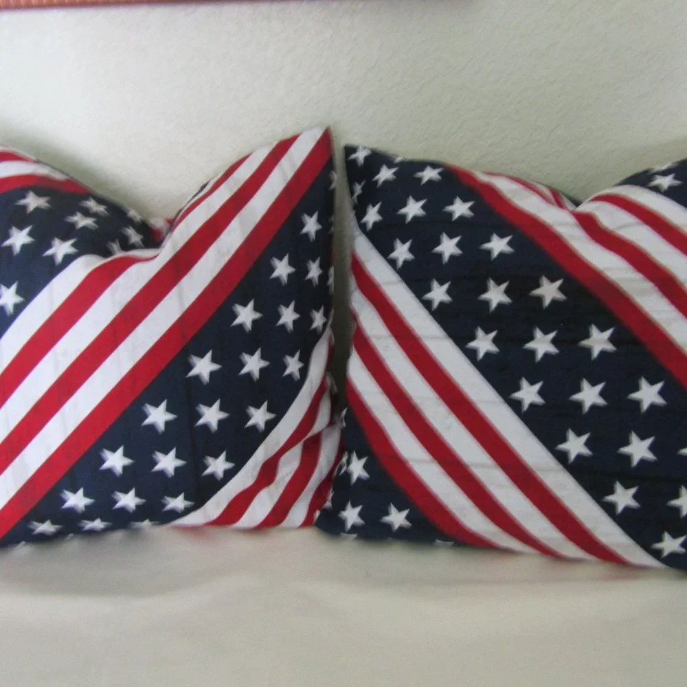 Patio Pillow Case Sofa Throw Cushion Cover 4th Of July Pillow case